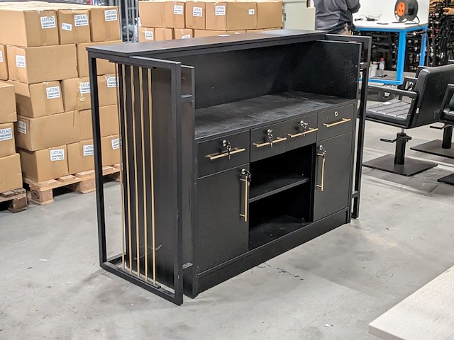 Balie, alpeda, slim grace, zwart/goud - afbeelding 1 van  9