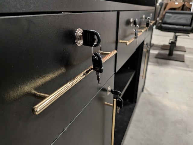 Balie, alpeda, slim grace, zwart/goud - afbeelding 5 van  9