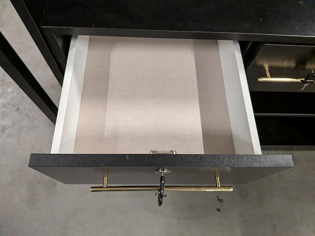 Balie, alpeda, slim grace, zwart/goud - afbeelding 6 van  9