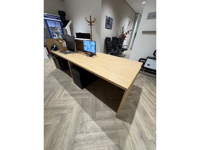 Balie, eiken look - afbeelding 4 van  6