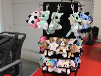Baliecarroussel met sleutelknuffeltjes lumostars. hoogte carrousel 44 cm - afbeelding 3 van  4