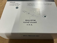 Balistic rond rozet deurbeslag (42x) - afbeelding 3 van  3