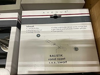 Balistik rond rozet deurkruksets (218x) - afbeelding 2 van  4