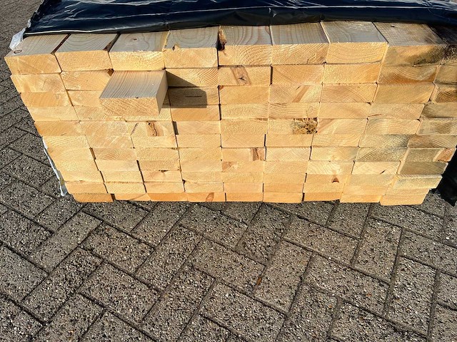 Balkhout 3300x125x50mm 99 stuks 326m1 - afbeelding 3 van  4