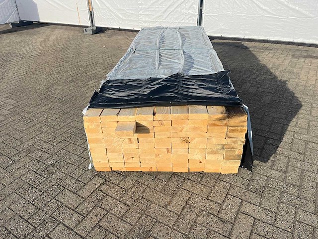 Balkhout 3600x125x50mm 99 stuks 356m1 - afbeelding 2 van  4