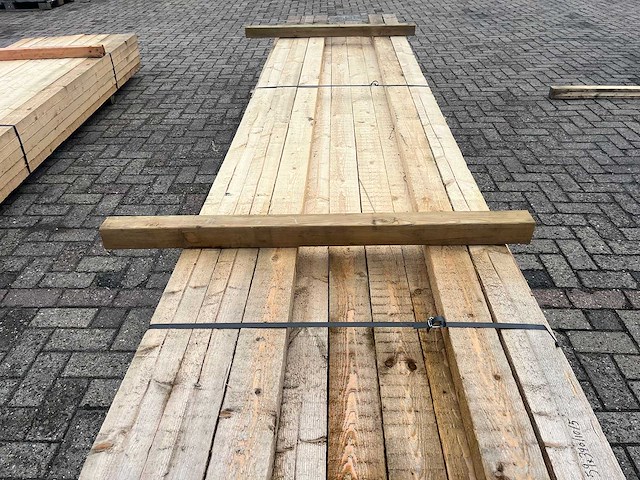 Balkhout 3900x100x50mm 45 stuks 175m1 - afbeelding 2 van  2
