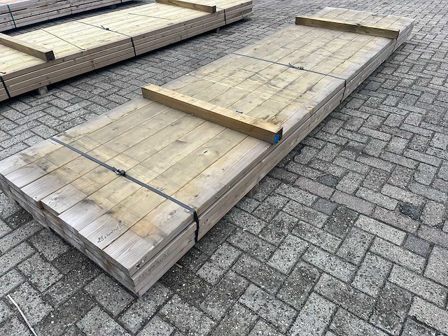 Balkhout 4000x145x45mm 28 stuks 112m1 - afbeelding 2 van  3