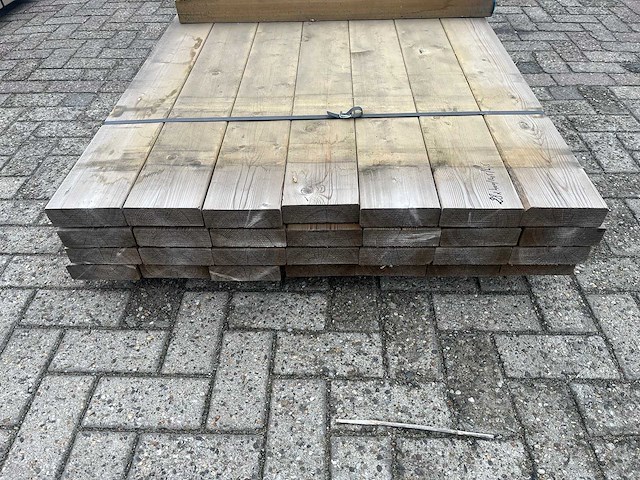 Balkhout 4000x145x45mm 28 stuks 112m1 - afbeelding 3 van  3