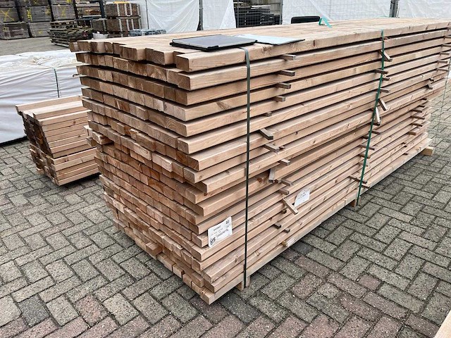 Balkhout 4000x50x70mm 256 stuks 1024m1 - afbeelding 1 van  3