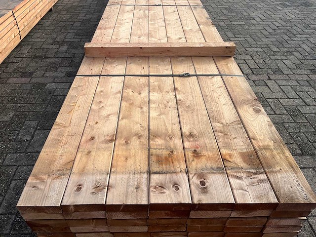 Balkhout 5000x150mm 49 stuks 245m1 nieuw ongebruikt - afbeelding 2 van  2