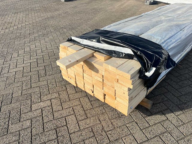 Balkhout 5400x150mm 77 stuks 415m1 nieuw ongebruikt - afbeelding 1 van  2
