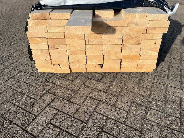 Balkhout 5400x150mm 77 stuks 415m1 nieuw ongebruikt - afbeelding 2 van  2