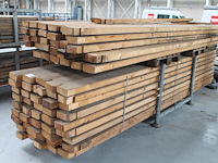 Balkhout 70 x 190 mm met lengte ca. 475 cm in bok en op pallet. - afbeelding 2 van  4