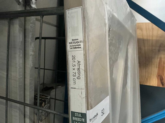 Balkondeur massief meranti 730x2015mm - afbeelding 5 van  6