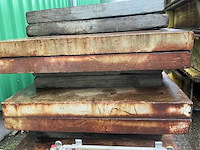 Ballastmateriaal / machineplaten ca 10t - afbeelding 3 van  3