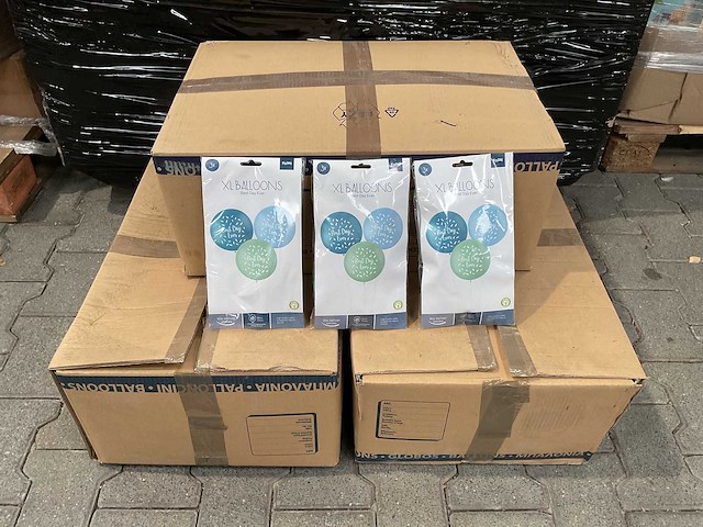 Ballonnen pastel xl best day ever blauw - 3stk (360x) - afbeelding 2 van  4