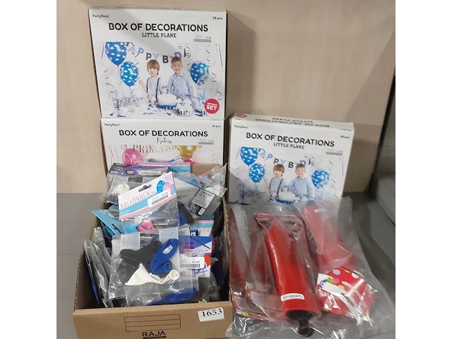 Ballonpompen, feestsets, diverse ballonnen (d1653) - afbeelding 1 van  3