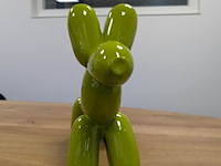 Balloon dog beeld, decodivers, peak green - afbeelding 2 van  6
