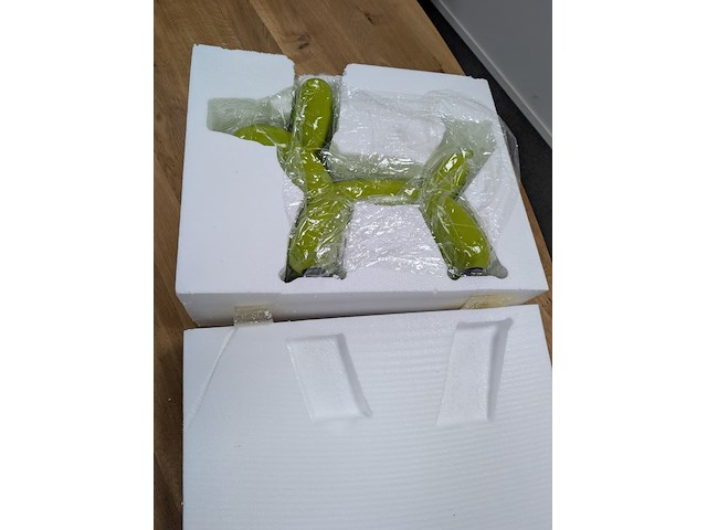 Balloon dog beeld, decodivers, peak green - afbeelding 3 van  6