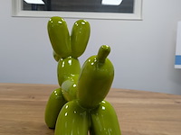 Balloon dog beeld, decodivers, peak green - afbeelding 4 van  6