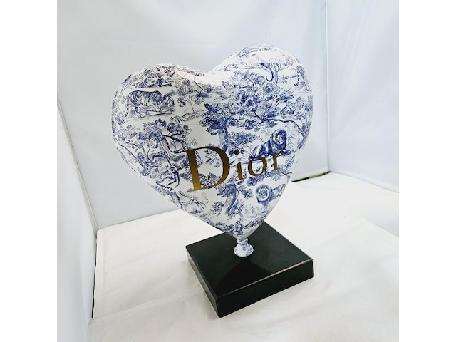 Balloon heart christian dior tribute - naor cobra art editie - afbeelding 2 van  5