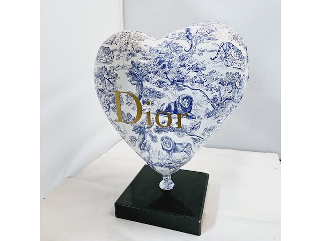 Balloon heart christian dior tribute - naor cobra art editie - afbeelding 3 van  5