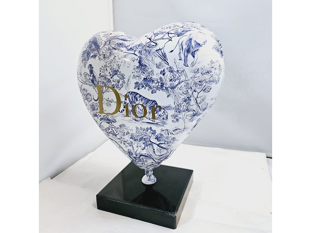 Balloon heart christian dior tribute - naor cobra art editie - afbeelding 2 van  6
