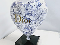 Balloon heart christian dior tribute - naor cobra art editie - afbeelding 2 van  6