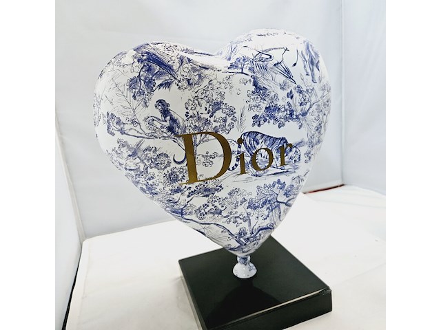 Balloon heart christian dior tribute - naor cobra art editie - afbeelding 3 van  6
