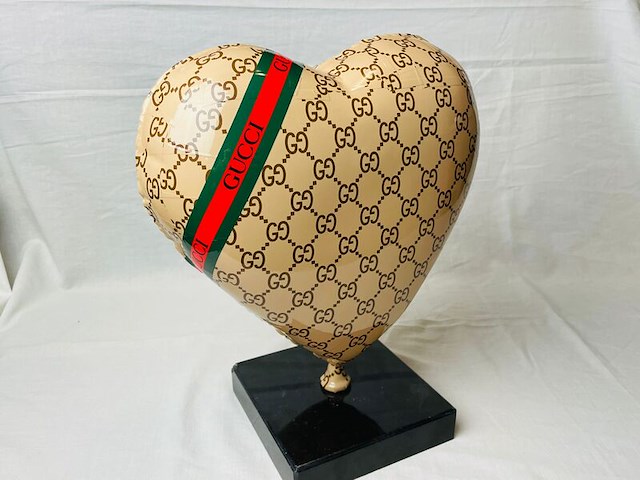 Balloon heart gucci tribute - naor cobra art editie - afbeelding 2 van  4