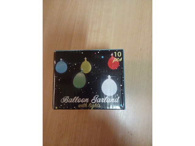 Balloon light klein 10 lamps aantal 3 sets. - afbeelding 1 van  7
