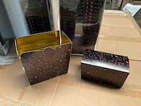 Ballotin hearts zwart (3000x) - afbeelding 1 van  3