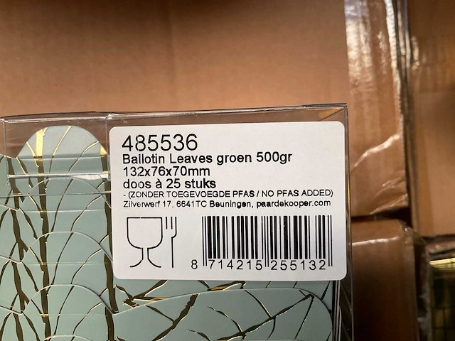 Ballotin leaves groen (2100x) - afbeelding 2 van  3
