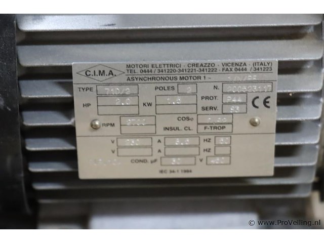 Balma luchtcompressor 71d/2 - afbeelding 6 van  10