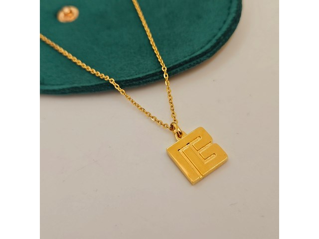 Balmain goldplated collier met pendant - afbeelding 1 van  6