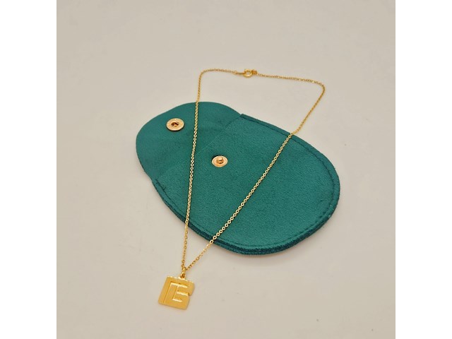 Balmain goldplated collier met pendant - afbeelding 3 van  6