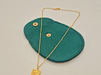 Balmain goldplated collier met pendant - afbeelding 3 van  6