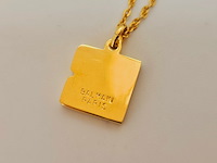 Balmain goldplated collier met pendant - afbeelding 4 van  6