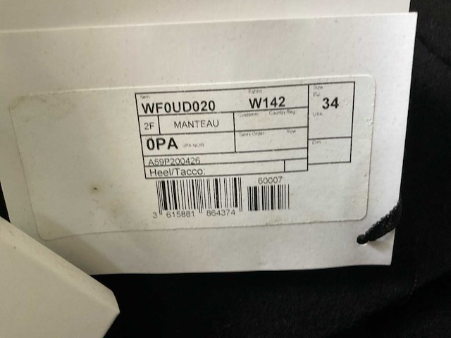 Balmain jas (2x) - afbeelding 3 van  3