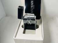 Balmain paris aansteker - limited edition black & silver - afbeelding 3 van  8