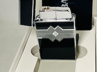 Balmain paris aansteker - limited edition black & silver - afbeelding 1 van  8