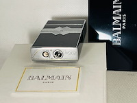 Balmain paris aansteker - limited edition black & silver - afbeelding 7 van  8