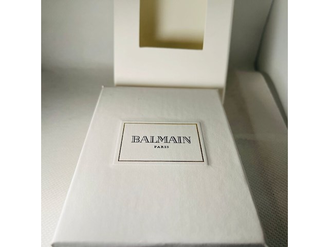 Balmain paris aansteker - limited edition black & silver - afbeelding 8 van  8