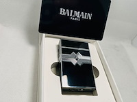 Balmain paris aansteker - limited edition black & silver - afbeelding 6 van  8