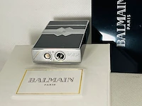 Balmain paris aansteker - limited edition black & silver - afbeelding 7 van  8