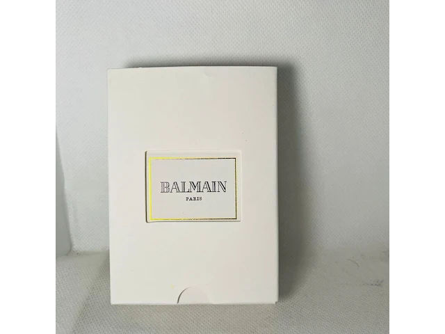 Balmain paris aansteker - limited edition black & silver - afbeelding 8 van  8