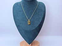 Balmain paris goldplated pendant collier - afbeelding 1 van  6