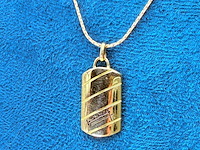 Balmain paris goldplated pendant collier - afbeelding 3 van  6