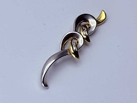 Balmain paris two-tone broche - afbeelding 3 van  6