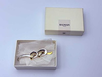 Balmain paris two-tone broche - afbeelding 4 van  6